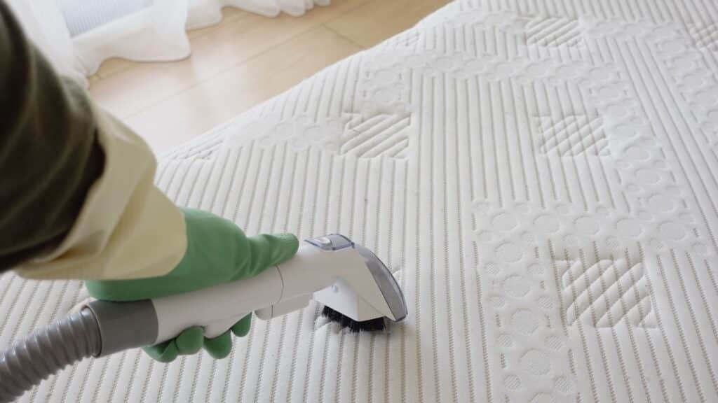 sararmış yatak temizliği