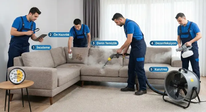 Koltuk Temizlik Öncesi Sonrası