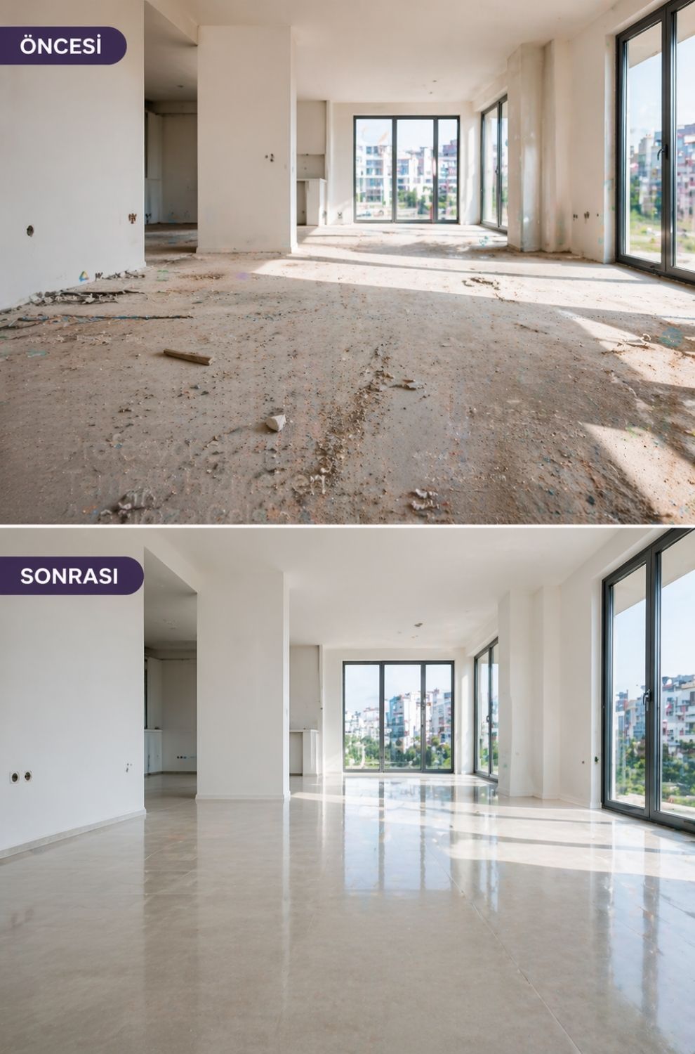 inşaat sonrası temizlik